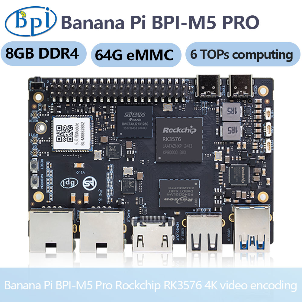 Banana Pi Bpi-m5 Pro Rockchip  - Banana Pi Bpi-M5 评论和价格